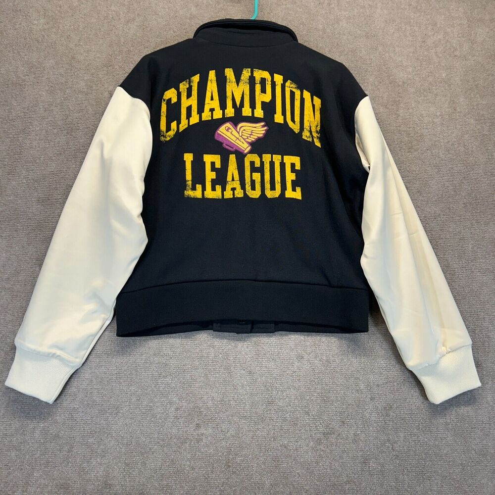 Champion Varsity Jacket Women's Medium Reverse Weave Be Your Own Champion League